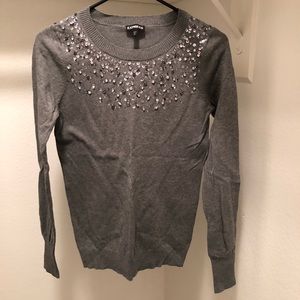 Small Express beaded sweater
